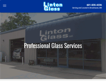 Tablet Screenshot of lintonglassms.com